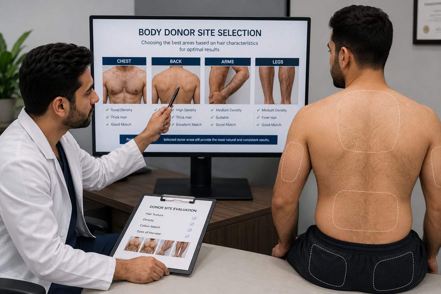 Donor Site Selection