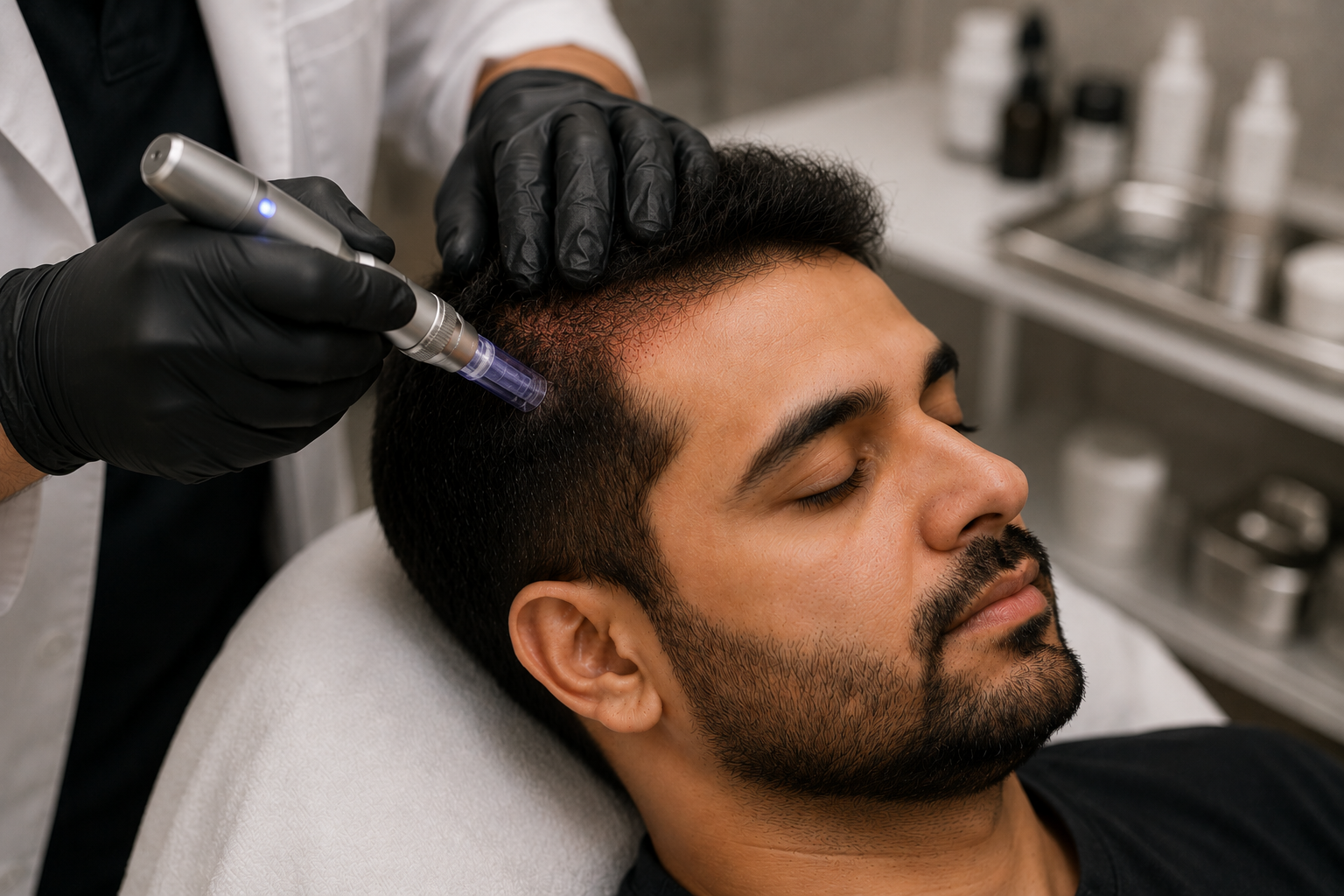 Step 4:- Micro-needling