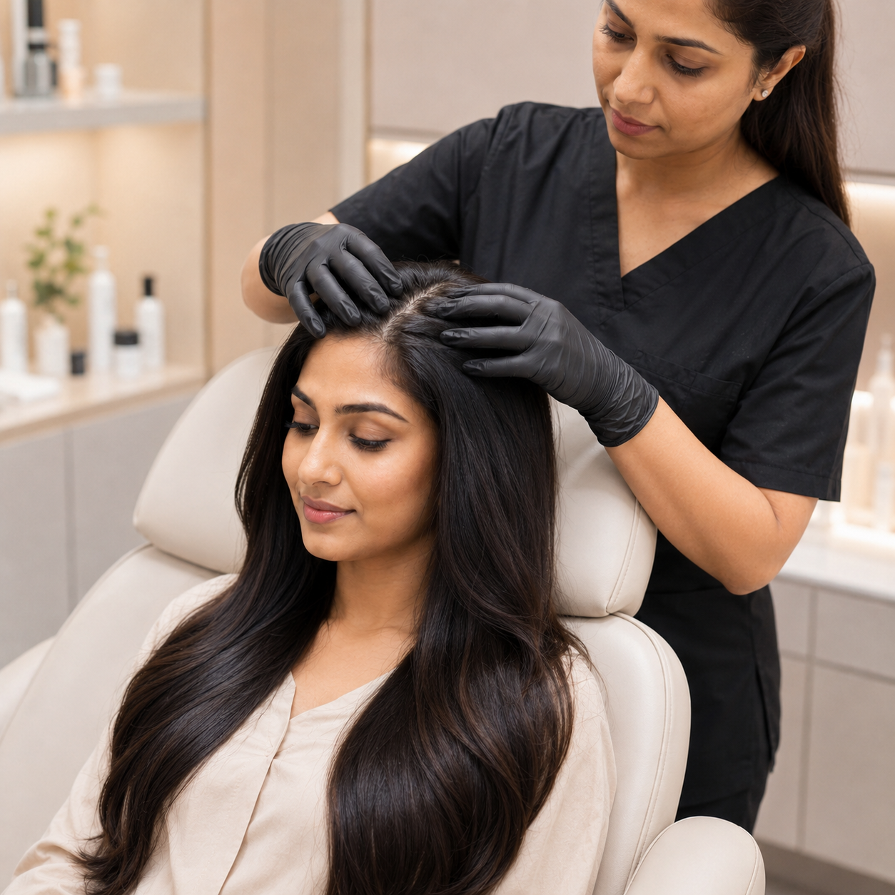 Step 1:-  Scalp Circulation & Nutrient Delivery