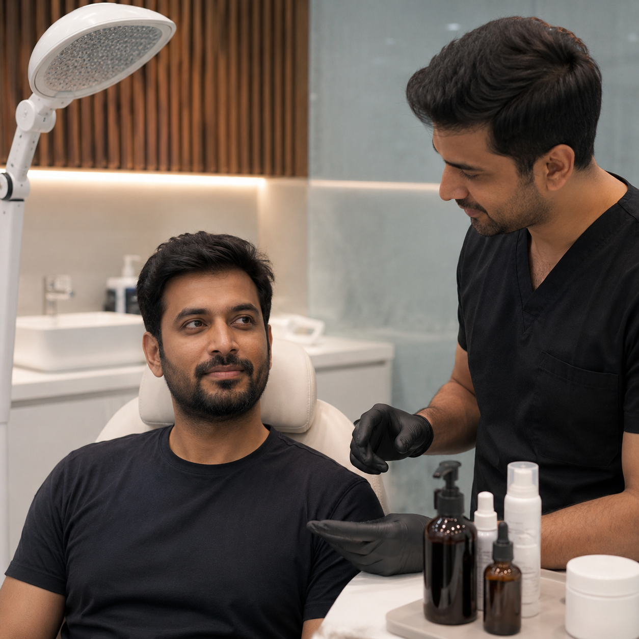 Pre-treatment prep 